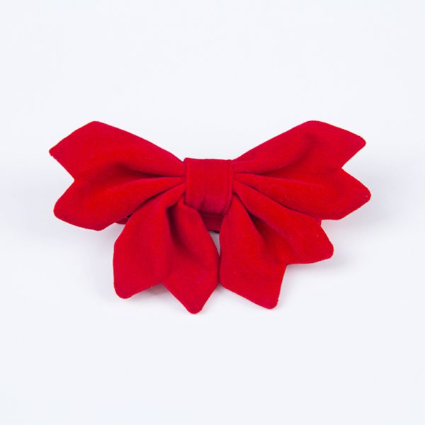 Golden Velvet Bow Tie Women's New Crown Bow Tie High Quality Bow Tie - Image 9