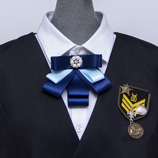 Bow Tie Women's Diamond Bow Tie Uniform Accessories Street Shooting Girls' Shirt With Lovely Style Bow Tie - Image 9