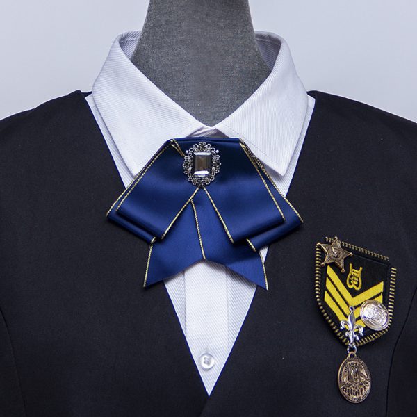 Bow Tie Women's Diamond Bow Tie Uniform Accessories Street Shooting Girls' Shirt With Lovely Style Bow Tie - Image 13