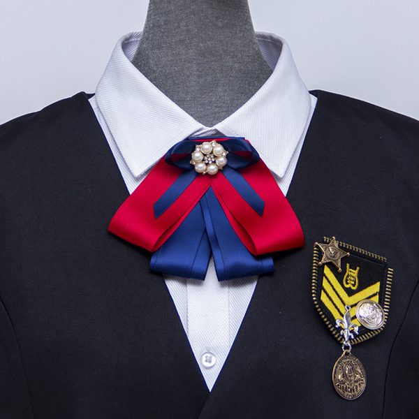 Bow Tie Women's Diamond Bow Tie Uniform Accessories Street Shooting Girls' Shirt With Lovely Style Bow Tie - Image 7