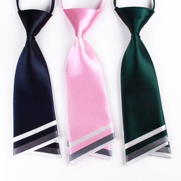 Campus Style Korean Version Of School Uniform Tie Ladies Professional Wear JK Collar Flower Dancing Tie - Image 2