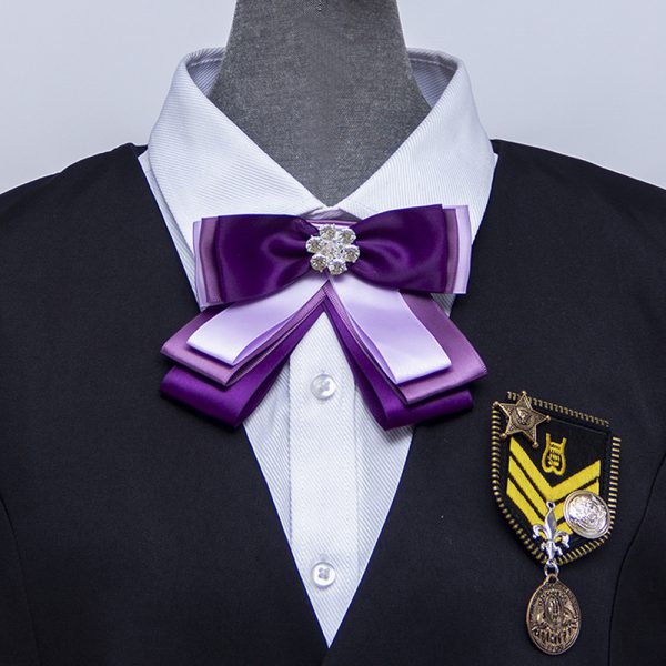 Bow Tie Women's Diamond Bow Tie Uniform Accessories Street Shooting Girls' Shirt With Lovely Style Bow Tie - Image 11